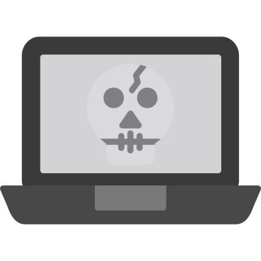 dizüstü bilgisayar simgesi, vektör tasarımı