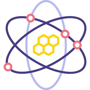 atom web simgesi basit tasarım