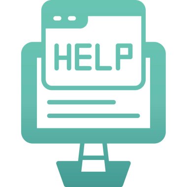 yardım simgesi çizimi