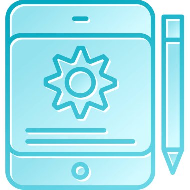 seo modern simgesinin vektör illüstrasyonu