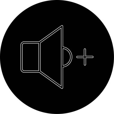 vektör müzik hacmi simgesi