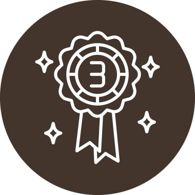 Ödül. Web simgesi basit illüstrasyon