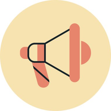 Tanıtım web simgesi, vektör illüstrasyonu