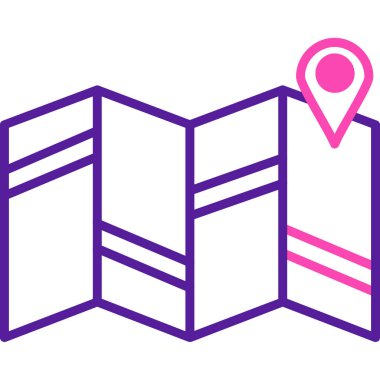 konum pin simgesi basit tasarım