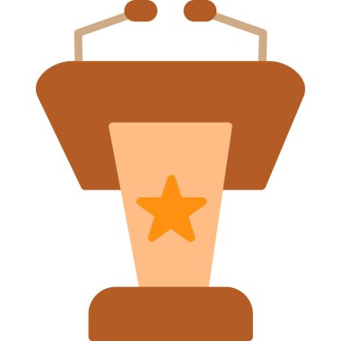 kupa simgesi vektör illüstrasyonu