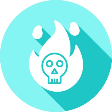 Kurukafa simgesi vektör illüstrasyonu