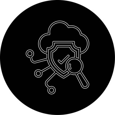 Modern simgenin vektör illüstrasyonu