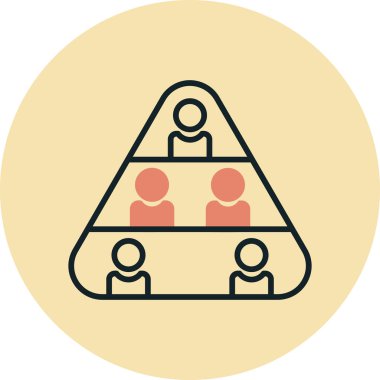 grup insanları ikon vektör illüstrasyonu