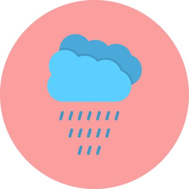 Bulut. Web simgesi basit tasarım