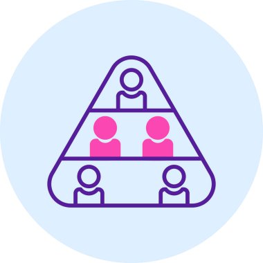 grup insanları ikon vektör illüstrasyonu