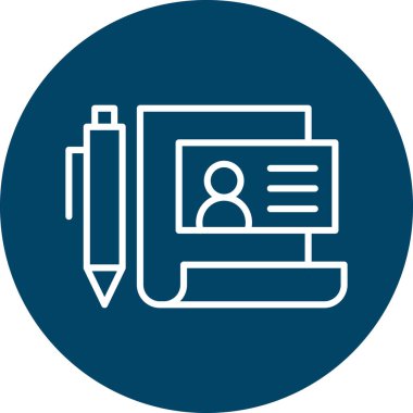 Modern eğitim ikonunun vektör illüstrasyonu