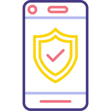 cep telefonu ikonu vektör illüstrasyonu