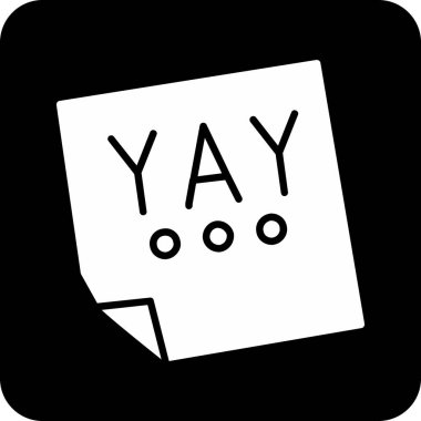 Web simgesi, kelime iletisinin vektör illüstrasyonu