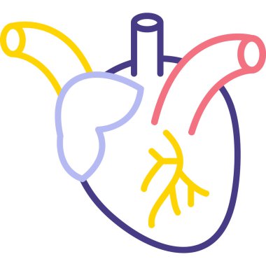 Kalp organı ikonu