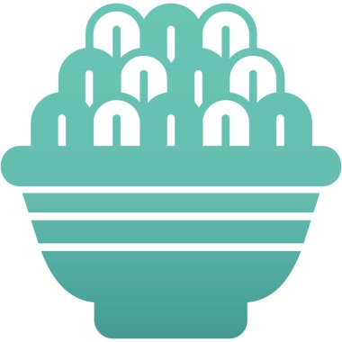 Beyaz arkaplanı olan bir sepetin vektör çizimi