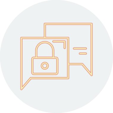 kilit simgesi, modern tasarım illüstrasyon tasarımı