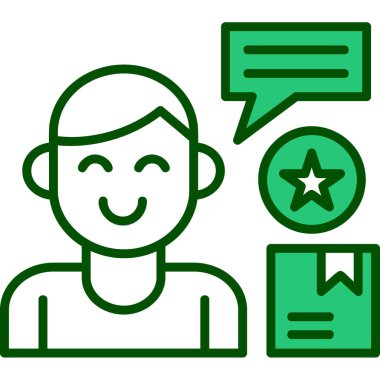 Konuş. Web simgesi basit illüstrasyon