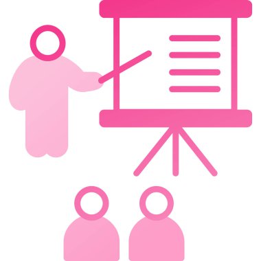 İş insanları simgesinin vektör illüstrasyonu