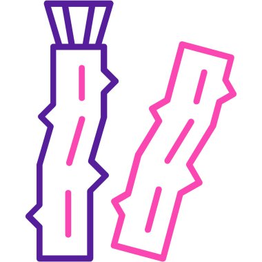 - Şeker. Web simgesi basit illüstrasyon