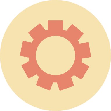 Teçhizat Web simgesi basit illüstrasyon