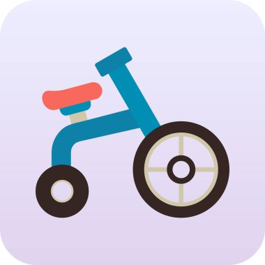 Akrobatik Bisiklet Ağı simgesi, vektör illüstrasyonu