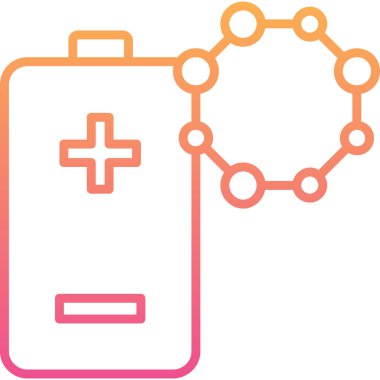 Bir smartphone simge vektör çizim