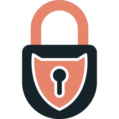 ikon vektör illüstrasyonunu kilitle