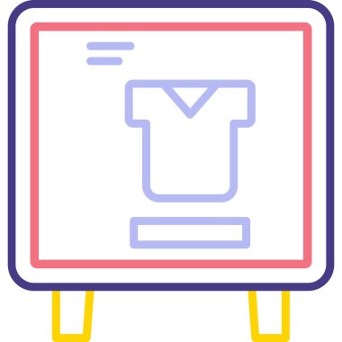 Bir makinenin vektör illüstrasyonuName