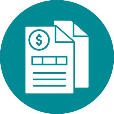 Para için. Web simgesi basit illüstrasyon