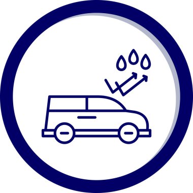 - Araba. Web simgesi basit illüstrasyon