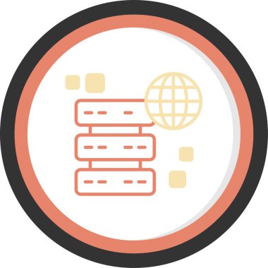 küresel ağ. Basit resimleme