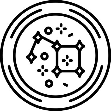 Seo ve teknoloji simgesinin vektör illüstrasyonu