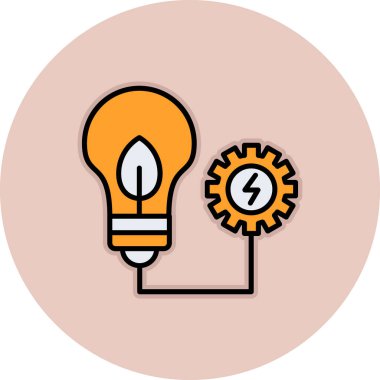 ampul simgesi vektör illüstrasyonu