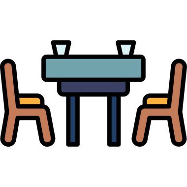 tablo simgesi vektör illüstrasyonu