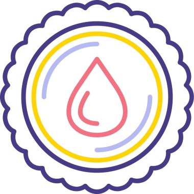 kan damlası ikon vektör illüstrasyonu