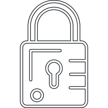 Kilit simgesi, taslak biçimi