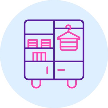 Modern bir simgenin vektör illüstrasyonu