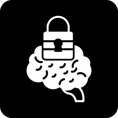 ikon vektör illüstrasyonunu kilitle