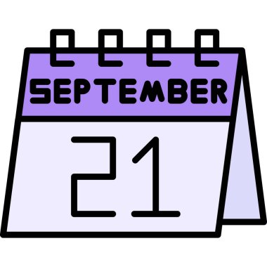 Eylül 27 simgesine sahip takvim