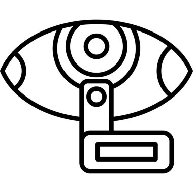 kamera simgesi vektör illüstrasyonu