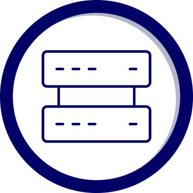 Modern bir simgenin vektör illüstrasyonu