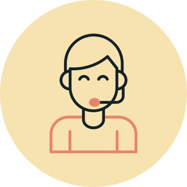 man simgesi vektör illüstrasyonu