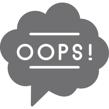 hata konuşma simgesi