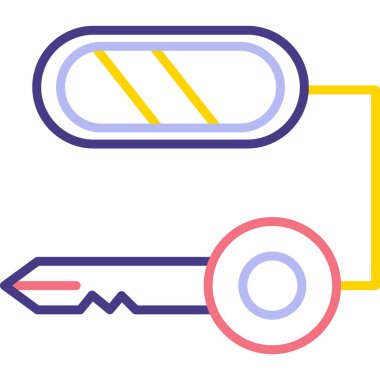 Pil. Web simgesi basit illüstrasyon