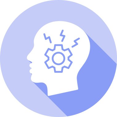 Bir fikrim var. Web simgesi basit illüstrasyon