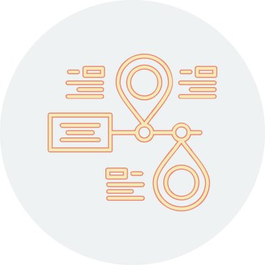 seo modern simgesinin vektör illüstrasyonu