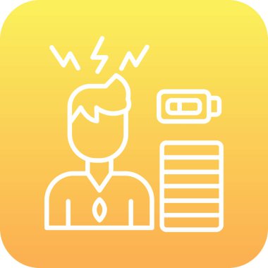 İş adamı simgesinin vektör illüstrasyonu