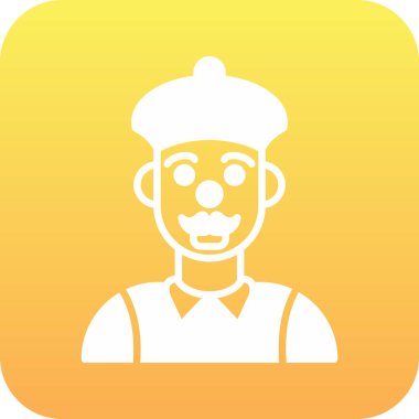 Bir adamın vektör illüstrasyonu