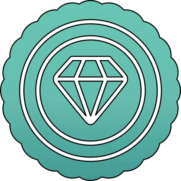 Elmas kristal simgesi, taslak biçimi