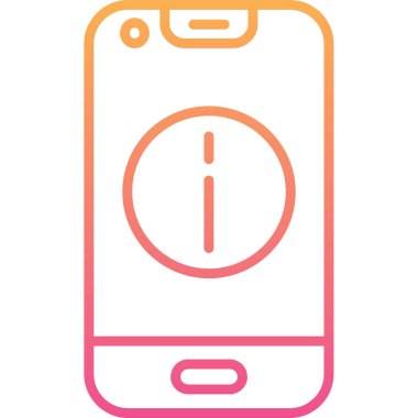 Telefon simgesi vektör illüstrasyonu